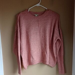 Legendary Outfitters Mauve Soft Pink Exposed Seam Sweater Size L